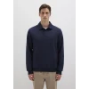 Mavi 0S10420-82318 Polo Yaka Lacivert Sweatshirt