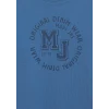 Mavi 6610395-83767 MJ Logo Baskılı Mavi Tişört