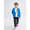 LCW Kids Siyah Basic Erkek Çocuk Polar Astarlı Jean Pantolon