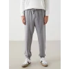 XSIDE Gri Rahat Kalıp Erkek Kalın Jogger Eşofman Altı