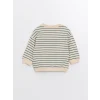 LCW baby Ekru Baskılı Erkek Bebek Sweatshirt ve Eşofman Alt 2li
