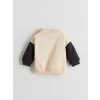 LCW baby Bej Baskılı Erkek Bebek Sweatshirt ve Eşofman Alt 2li Takım