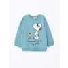 LCW Kids Yeşil Bisiklet Yaka Baskılı Erkek Çocuk Sweatshirt ve Eşofman Alt 2li Takım