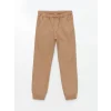 LCW Kids Bej Beli Lastikli Erkek Çocuk Jogger Pantolon