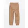 LCW Kids Bej Beli Lastikli Erkek Çocuk Jogger Pantolon