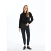 LCW Jeans Siyah Mom Fit Kadın Jean Pantolon