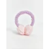 LCW ACCESSORIES Lila Nakışlı Pelüş Kız Çocuk Kulaklık