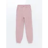 LCW Kids Pembe Beli Lastikli Kız Çocuk Jogger Eşofman Altı