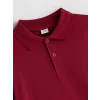 LCW Kids Bordo Polo Yaka Erkek Çocuk Tişört