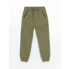 LCW Kids Haki Beli Lastikli Erkek Çocuk Jogger Pantolon