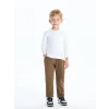LCW Kids Kahverengi Beli Lastikli Erkek Çocuk Jogger Eşofman Alt