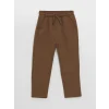 LCW Kids Kahverengi Beli Lastikli Erkek Çocuk Jogger Eşofman Alt