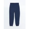 LCW Kids Indigo Beli Lastikli Kalın Basic Erkek Çocuk Jogger Eşofman Altı