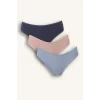 Defacto D6398 Mavi Ribana 3lü Brief Külot-Fall in Love