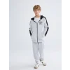 LCW Kids Gri Kapüşonlu Erkek Çocuk Eşofman Takım