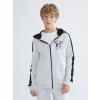 LCW Kids Gri Kapüşonlu Erkek Çocuk Eşofman Takım