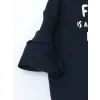 LCW Kids Indigo Bisiklet Yaka Baskılı Kalın Erkek Çocuk Sweatshirt