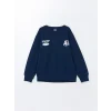 LCW Kids Lacivert Rahat Kalıp Erkek Çocuk Sweatshirt