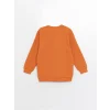 LCW Kids Antrasit Bisiklet Yaka Uzun Kollu Baskılı Erkek Çocuk Sweatshirt 2li