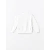 LCW Kids Ekru Bisiklet Yaka Kız Çocuk Kalın Sweatshirt