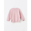 LCW Kids Ekru Bisiklet Yaka Uzun Kollu Baskılı Kız Çocuk Sweatshirt 2li