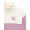 LCW Kids Lila Dik Yaka Kız Çocuk Kalın Sweatshirt