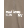 Mavi 6S10142-86961 Yarı Fermuarlı Haki Sweatshirt