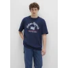 Mavi 0612850-89353 Baskılı Lacivert Tişört