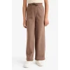 Defacto D0743A8BN534 Kahve Kız Çocuk Wide Leg Beli Lastikli Geniş Paça Eşofman Altı