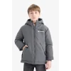 Defacto C4318A8AR58 Antrasit Erkek Çocuk Su Geçirmez Kapüşonlu Fermuarlı Cepli Mont