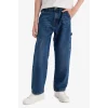 Defacto F0457 Mavi Erkek Çocuk Wide Leg Düz Paça Jean Pantolon