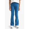 Defacto E8301A8BE376 Mavi Kız Çocuk Flare Fit Fitilli Kaşkorse Pantolon