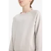 Defacto E8415A8GR94 Gri Erkek Çocuk Bisiklet Yaka Basic Düz Okul Sweatshirt