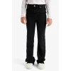 Defacto E6183A8BK27 Siyah Kız Çocuk Flare Fit İspanyol Paça Jean Pantolon