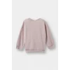 Defacto E8351A5PR345 Pembe Kız Bebek Bisiklet Yaka Çiçekli Sweatshirt