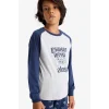 Defacto F1894A8GR400 Gri Erkek Çocuk Pijama Takımı Baskılı Uzun Kollu Üst Uzun Alt