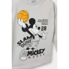 Defacto F5007A5GR503 Gri Erkek Bebek Disney Mickey & Minnie Bisiklet Yaka Uzun Kollu Tişört