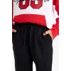 Defacto F2505A8RD79 Kırmızı Erkek Çocuk 2li Takım Kapüşonlu Baskılı Sweatshirt Eşofman Altı