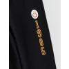 LCW Kids Siyah Beli Lastikli Galatasaray Baskılı Erkek Çocuk Jogger Eşofman Alt