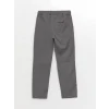 LCW Kids Gri Beli Lastikli Erkek Çocuk Okul Pantolonu