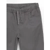 LCW Kids Gri Beli Lastikli Erkek Çocuk Okul Pantolonu