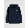 LCW Kids Lacivert Kapüşonlu Fenerbahçe Baskılı Erkek Çocuk Sweatshirt ve Eşofman Altı 2li