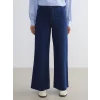 LCW Modest Indigo Wideleg Kadın Jean Pantolon