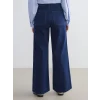 LCW Modest Indigo Wideleg Kadın Jean Pantolon