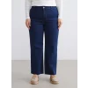 LCW Modest Indigo Wideleg Kadın Jean Pantolon
