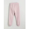 LCW Kids Pembe Beli Lastikli Kız Çocuk Jogger Eşofman Altı