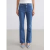 LCW Jeans Indigo Flare Kadın Jean Pantolon