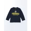 LCW Kids Lacivert Bisiklet Yaka Fenerbahçe Baskılı Erkek Çocuk Pijama Takımı