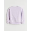 LCW Kids Lila Bisiklet Yaka Gabbys Dollhouse Baskılı Kız Çocuk Sweatshirt ve Tayt