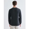 LCWAIKIKI Classic Antrasit Bisiklet Yaka Uzun Kollu Erkek Sweatshirt